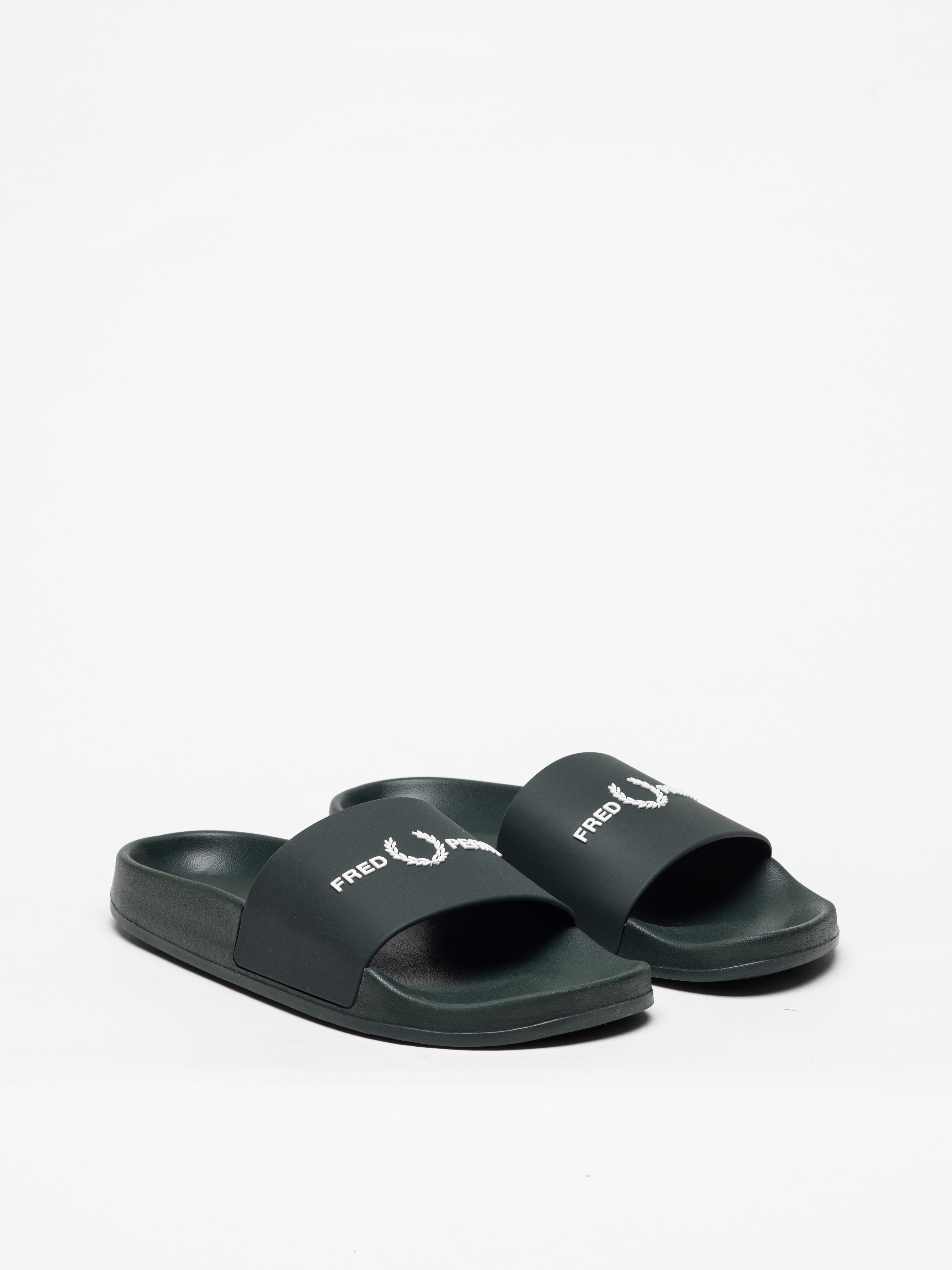 Chinelos Fred Perry Branded Slides