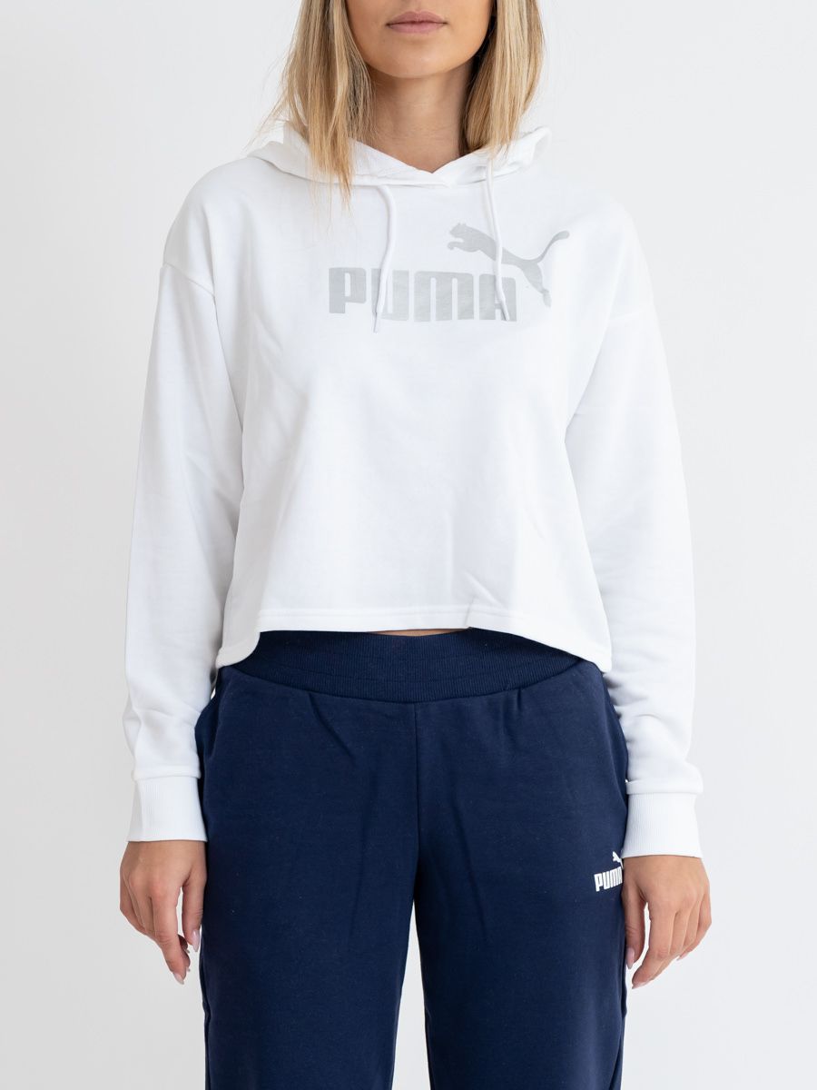 Hoodie Puma Cropped Metallic