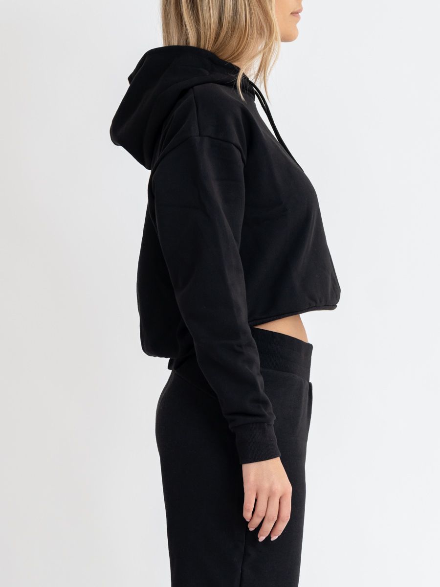 Hoodie Puma Cropped Embroidered