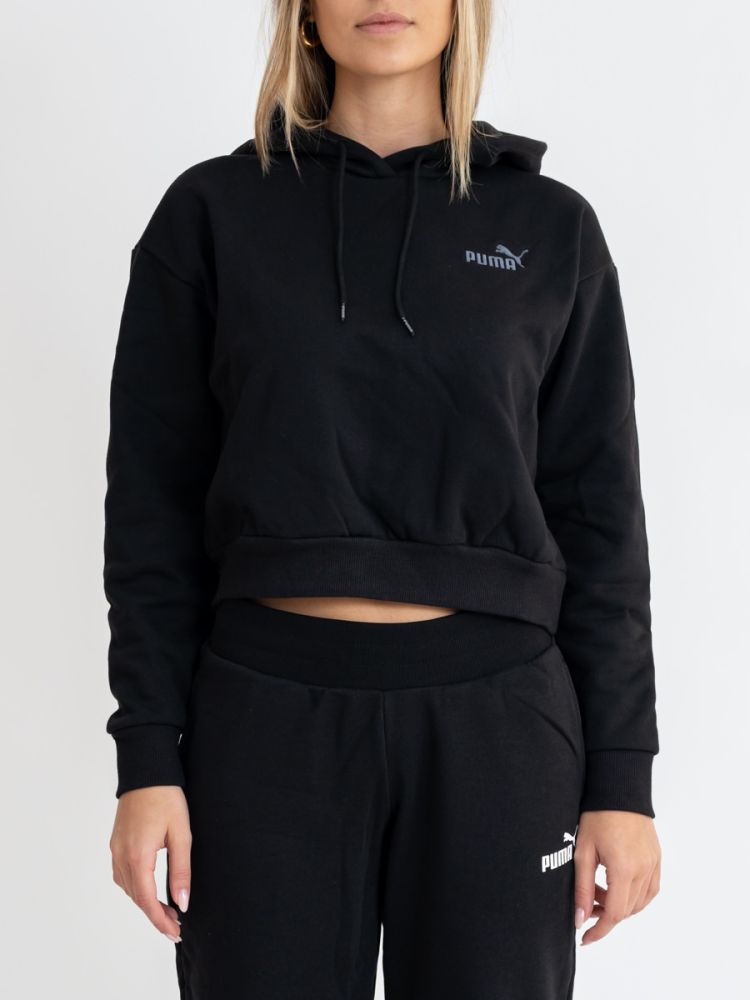 Essentials Cropped Embroidered